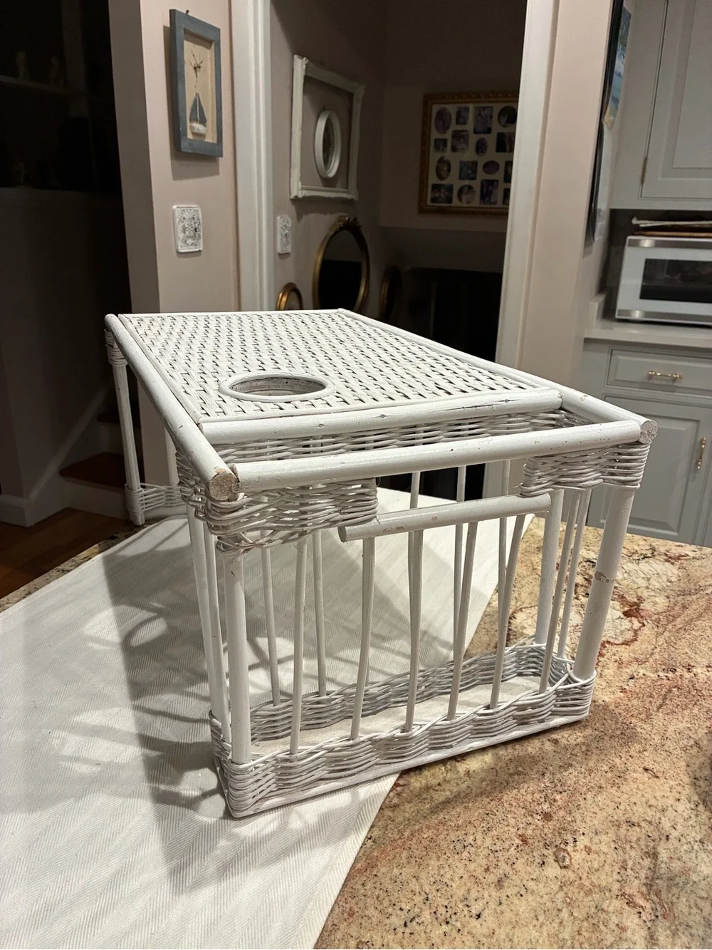 N/A white wicker